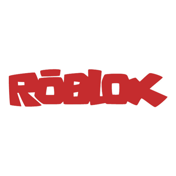 Roblox Classic Red Logo Wordmark Flat Vector PNG Download vector illustration