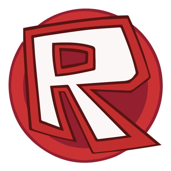Roblox R Logo Icon Flat Vector PNG Download vector illustration